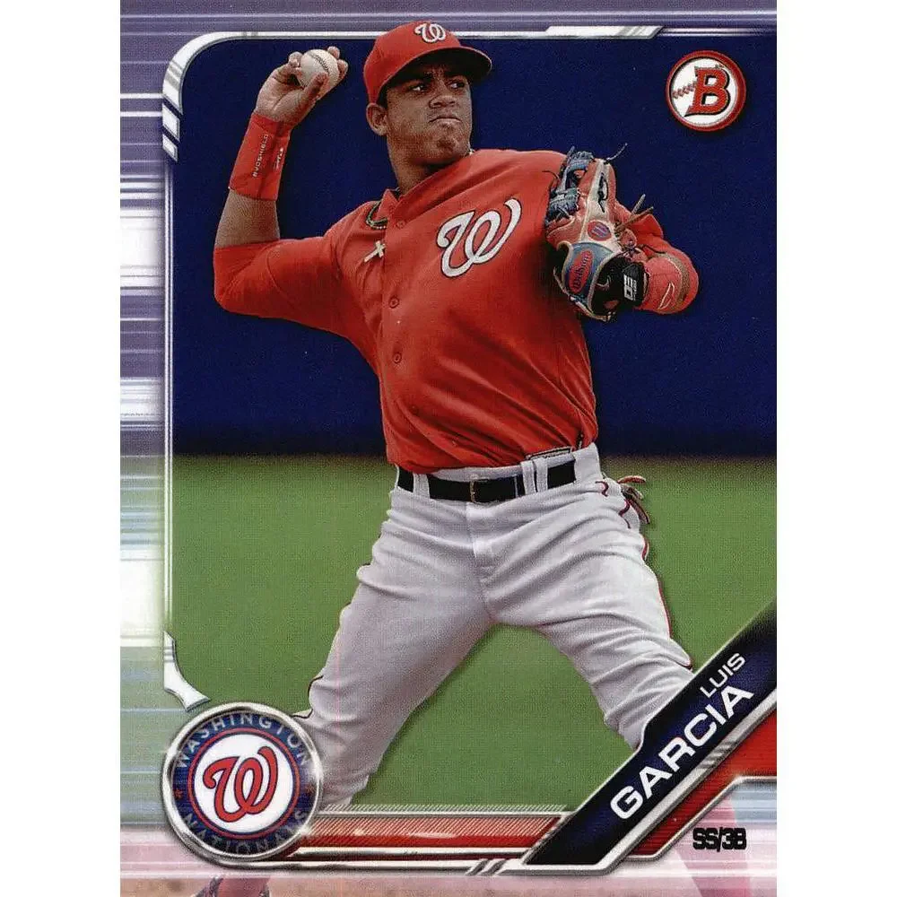 2019 Bowman Prospects Luis Garcia #BP-64 Washington Nationals
